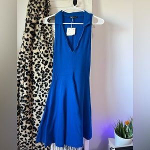NWT Zara Blue Collared Dress